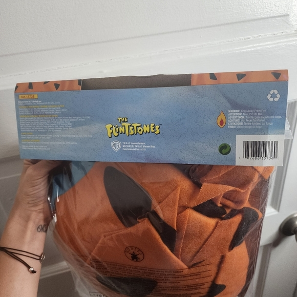 Fred Flintstone Costume XL Men's Halloween Rubies - Picture 8 of 9